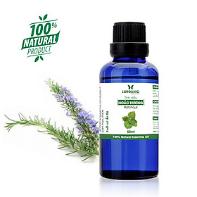 Tinh dầu hoắc hương Patchouli Lorganic 50ml/ Hương thơm nhẹ nhàng/ Tinh dầu thiên nhiên nguyên chất xông phòng, thư giãn tinh thần, cân bằng cảm xúc, khử mùi hiệu quả/ Thích hợp dùng với đèn xông và máy khuếch tán.