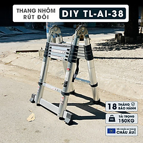 Thang nhôm rút đôi DIY TL-AI-38 hàng chính hãng - Tiêu chuẩn EN131