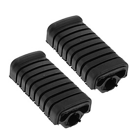 Rubber Nonslip Footrest Pedal Foot Peg Footpeg Covers Set for Honda WY125