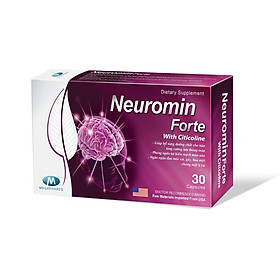 Hoạt Huyết Dưỡng Não Neuromin Forte - Tăng Cường Tuần Hoàn Máu Não - Giảm Tai Biến Mạch Máu Não - Hộp 30 Viên