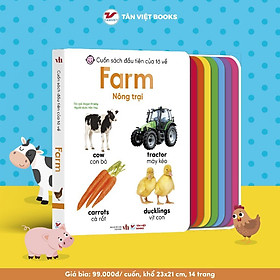 Sách - Cuốn Sách Đầu Tiên Của Tớ Về - Song Ngữ Anh - Việt - Chọn Lẻ 5 Chủ Đề - Tân Việt Books