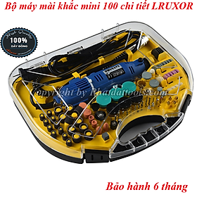 Bộ Máy Khoan, Mài, Khắc Mini Lruxor 100 Chi Tiết