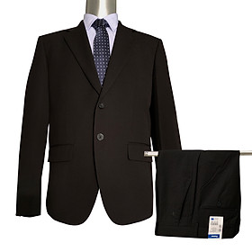 Viettien - Bộ vest nam phong cách thời thượng màu đen 1Q9505