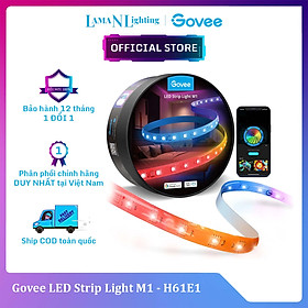 Dây đèn LED chạy đuổi Govee RGBIC Strip Lights H61E1 | Cuộn 5m, 60 mắt leds/m siêu mịn màng, Chế độ nháy nhạc thông minh