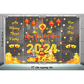 Mua DECAL TRANG TRÍ TẾT 2024 CHO TIỀM VÀNG