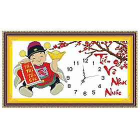 Tranh thêu chữ thập Tiền Vô Như Nước DLH-222881