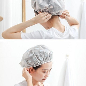Mũ Ủ Tóc Đồ Dùng Nhà Tắm Nón Trùm Chụp Đầu Khi Tắm Chống Thấm Nước