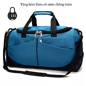 Túi Trống Du Lịch Vải Bố Chống Thấm Nước, Tặng Kèm Khóa Số MiNi Chống Trộm size 51cm TUI-126