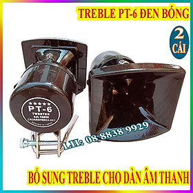 Hình ảnh LOA TĂNG TREBLE PT6 ĐEN BÓNG KÈM TỤ 3,3MF  - GIÁ 2 LOA