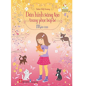 Sticker Dolly Dressing - Dán Hình Sáng Tạo Trang Phục Búp Bê - Mèo Con