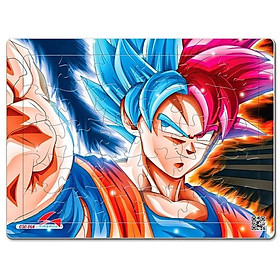 Bộ Xếp Hình A4 Tia Sáng 030-164 - Songoku (30 Mảnh Ghép)