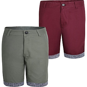 COMBO 2 QUẦN SHORT KAKI NAM CAO CẤP C2QKK02