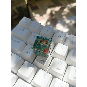 Keycap aristan pokemon marowak profile Cube trang trí bàn phím cơ