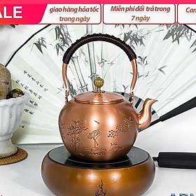 Mua Bộ Ấm & Bếp Hồng Ngoại Tetsubin Bằng Đồng Công Suất 1000W