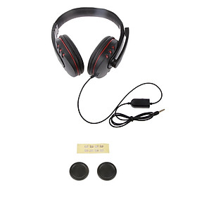 Universal Will Gaming Headset Headphone With Microphone For Ps4 One PC Mp4 + 2