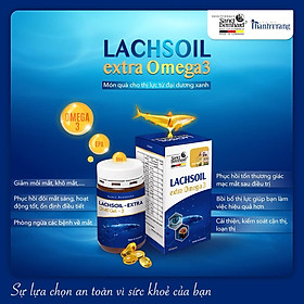 Lachsoil omega 3 – Hộp 60 viên giúp sáng mắt, tăng cường trí nhớ, phát triển trí não, làm đẹp da, cung cấp DHA & EPA cần thiết cho sự phát triển của thai nhi, ngăn ngừa xơ vữa động mạch