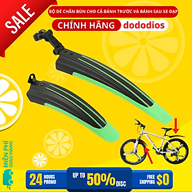 Dè chắn bùn xe đạp thể thao - 2 chiếc TRƯỚC VÀ SAU - Chính hãng dododios