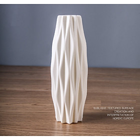 Mua Bình hoa nhựa phong cách hiện đại mẫu LỌ HOA ZICZAC