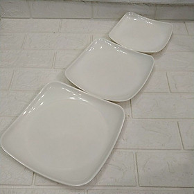Mua Đĩa phíp vuông trắng 16x16cn  19x19cm  22x22cm