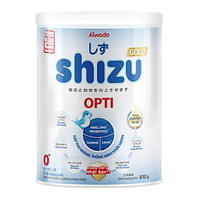 Sữa bột Aiwado Shizu Opti Gold 0+ 810g 0 - 12 tháng