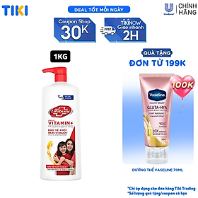 [AP COUPON 20K] Sữa Tắm Lifebuoy Sạch Khuẩn Bảo Vệ Vượt Trội Mạnh Mẽ Chứa Ion Bạc+ Hỗ Trợ Cùng Đề Kháng Da Tự Nhiên Chai 1000G