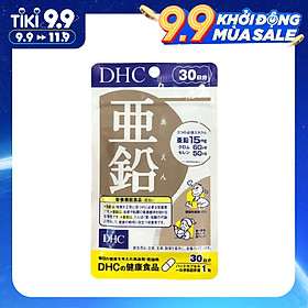 Viên Uống Bổ Sung Kẽm Cho Cơ Thể Khỏe Mạnh DHC ZinC 30 ngày Bao bì mới