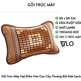 Mua Gối Trúc Mây Thoáng Khí Hạt Điều Hòa Cao Cấp Mát Lạnh Cho Mùa Hè