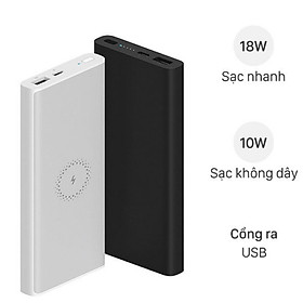Mua Pin Sạc Dự Phòng Tích Hợp Sạc Không Dây 10000mAh - Thiết Kế Mỏng Nhẹ Tiện Lợi - Sạc Nhanh Nhiều Thiết Bị Cho Nhiều Dòng Điện  An Toàn