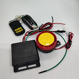 Khóa chống trộm báo động xe máy xe điện mẫu mới có pin lưu trữ kèm 2 remote siêu an toàn