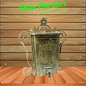 Mua Hộp Thư Mỹ Thuật Sắt  sơn tĩnh điện  wash nhũ đồng - Nét bán cổ điển làm điểm nhấn trong không gian sống hiện đại