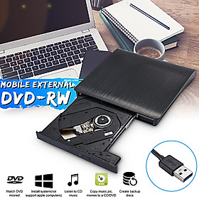 External DVD Drive USB 3.0 Portable CD DVD RW Drive Writer Burner Optical Player Compatible For Windows 10 Laptop Desktop iMacs
