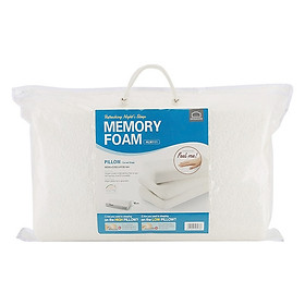 Gối Memory Foam 50D Hình Cong Lock&Lock HLW111 (50 x 30 cm) - Trắng