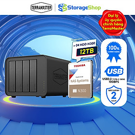Mua Bộ Thiết bị lưu trữ DAS TerraMaster D4-320+N300 Hàng chính hãng