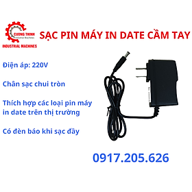 Mua Sạc pin máy in date cầm tay phun hạn sử dụng Cường Thịnh