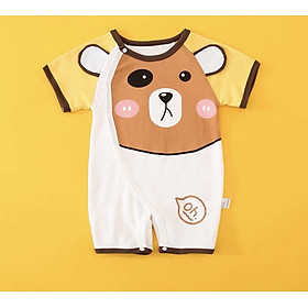 Body cộc cho bé trai bé gái mẫu mới quần áo sơ sinh vải cotton mềm mịn, bodysuit cho bé dễ thương từ 3-12kg