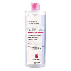 Nước Tẩy Trang Platium Label Remove & Moist Speedy Cleansing (500ml)