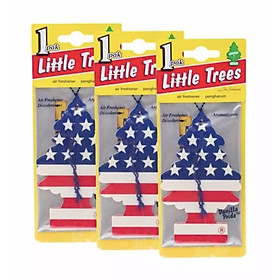 Bộ 5 cây thông thơm Little Trees Cờ Mỹ