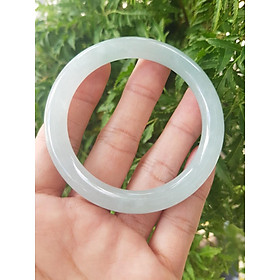 Vòng cẩm thạch loại A, 5.4cm, bản tròn