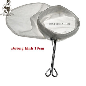 Mua Vợt Lọc Trà Cán Inox  Túi Vải Lọc Trà