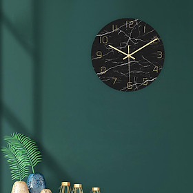 Modern Wall Clock Marble Pattern 12