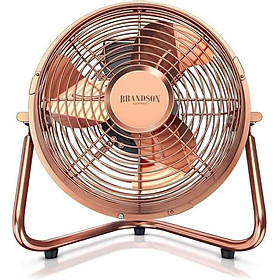 QUẠT ĐỂ BÀN BRANDSON VENTILATOR 25CM WOW AKTION - MÀU ĐỒNG Hàng chính hãng