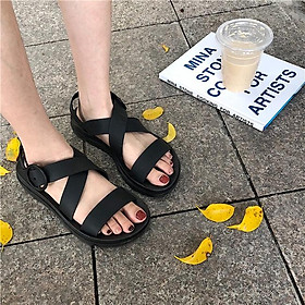 Giày sandal kiểu quai chéo thời trang chống nước dành cho nữ