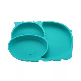 Mua Khay Silicon Bò Sữa 3 Ngăn Có Đế Chống Lật Cho Bé Ăn Dặm