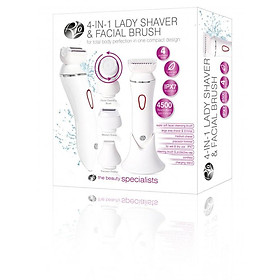 Máy rửa mặt, cạo râu , tỉa lông mày Rio SHFA 4in1 nhập khẩu chính hãng Vương Quốc Anh (UK)