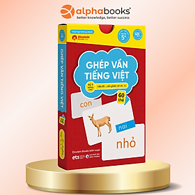 Flashcard Ghép Vần Tiếng Việt - Nâng Cao - 60 Thẻ - Alpha Books