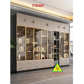 Mua Tủ trang trí cánh kính TTK307 - Nội thất lắp ráp Viễn Đông ADV