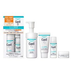 Bộ Chăm Sóc Da Cấp Ẩm Chuyên Sâu III Curel Intensive Moisture Care III Enrich Trial Kit