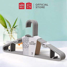 Mua  Mã MINI11FFF giảm 5% đơn 150K  10 Cái Móc Nhựa Cao Cấp Phơi Quần Áo Miniso