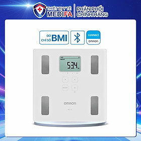 Hình ảnh Cân phân tích lượng mỡ, đo thành phần cơ thể Omron HBF-214, Bảo hành chính hãng 2 năm