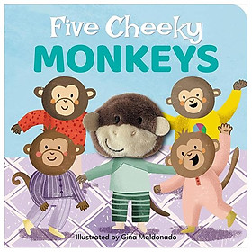 Finger Puppet Book - Five Cheeky Monkeys